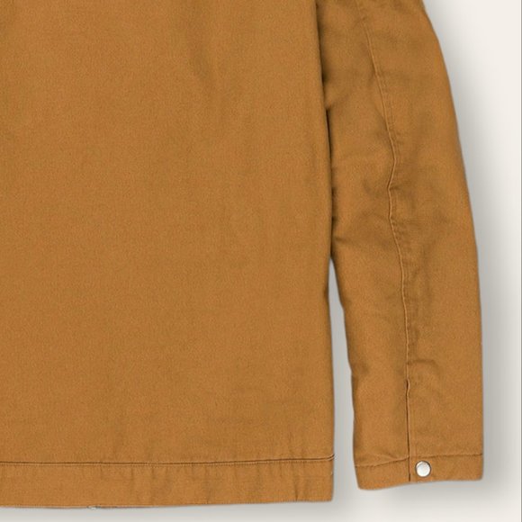 NWT Volcom Palm Drive Canvas Jacket Size M Rust Teddy Fleece Lined - Picture 8 of 11